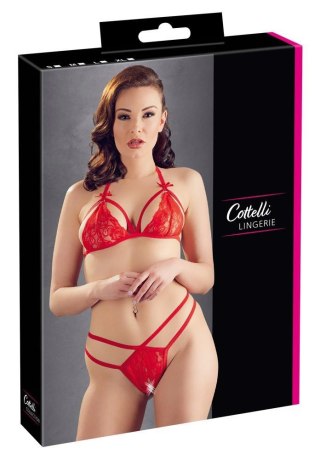 Lace Set red S Cottelli LINGERIE