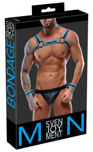 Men's Jock set black/blue S Svenjoyment Bondage