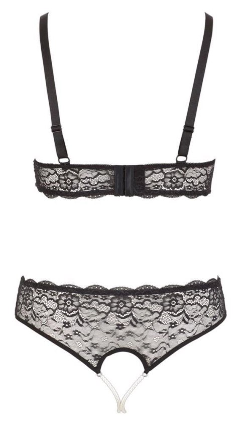 Pearl Set Black 3XL Cottelli CURVES Pearl Set Black 3XL Cottelli CURVES