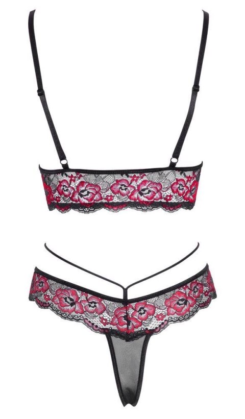 Bra Set black/red S Cottelli LINGERIE Bra Set black/red S Cottelli LINGERIE