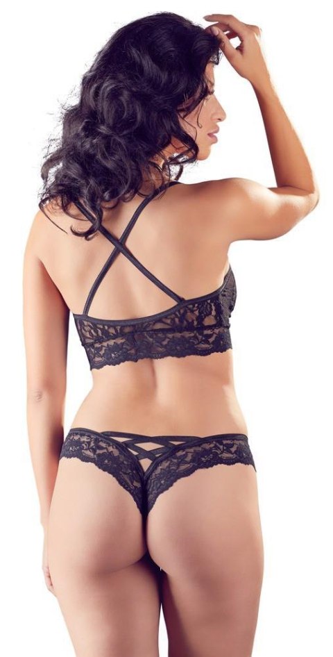 Bra and Briefs black L/XL Cottelli LINGERIE Bra and Briefs black L/XL Cottelli LINGERIE