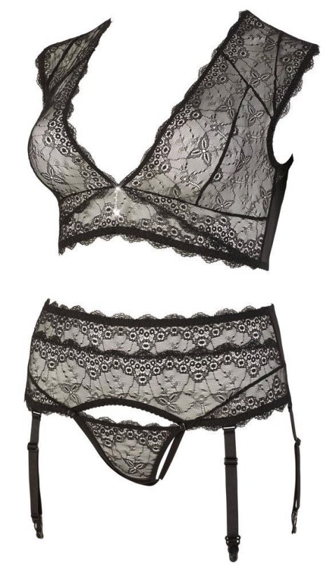 Lace Set black 4XL Cottelli CURVES Lace Set black 4XL Cottelli CURVES