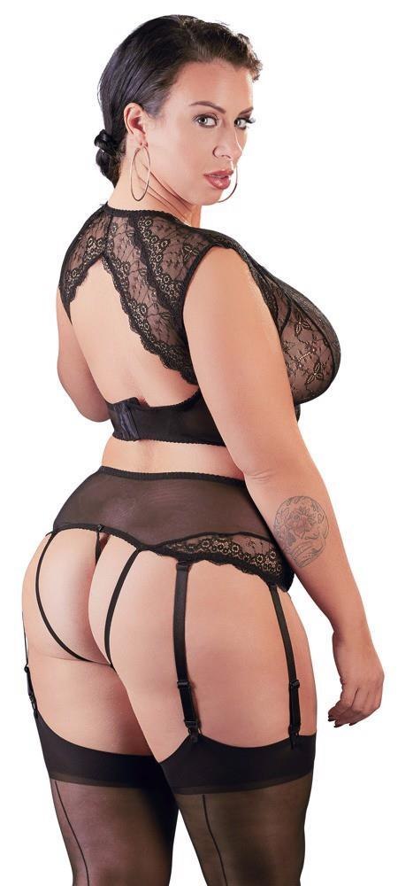 Lace Set black L Cottelli CURVES Lace Set black L Cottelli CURVES