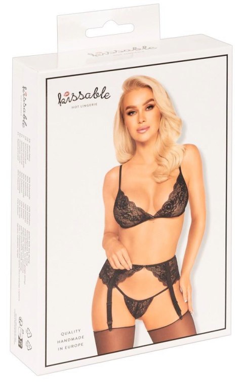 Susp Set black S/M Kissable