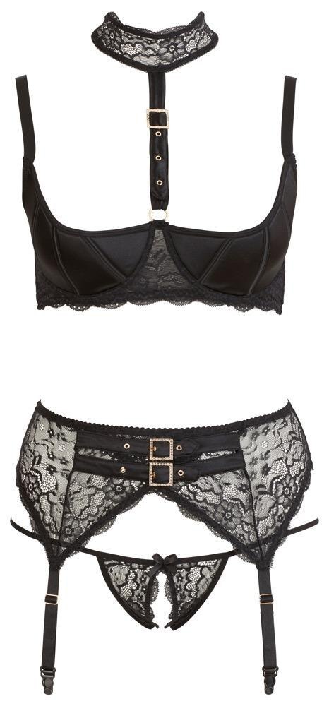 Shelf Bra Set 85D/L Cottelli CURVES Shelf Bra Set 85D/L Cottelli CURVES