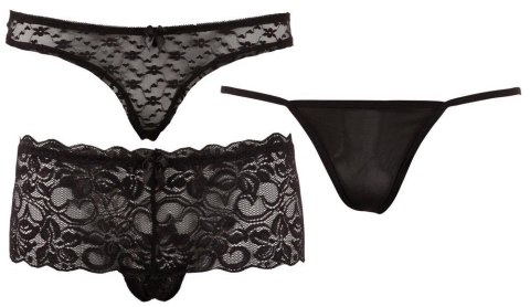 Briefs Set Black S Cottelli LINGERIE Briefs Set Black S Cottelli LINGERIE