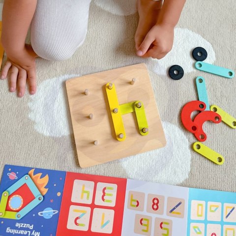 TOOKY TOY Drewniana Układanka Klocki Kołki Wzory Zwierząt do Odtworzenia Certyfikat FSC Tooky Toy TOOKY TOY Drewniana Układanka Klocki Kołki Wzory Zwierząt do Odtworzenia Certyfikat FSC Tooky Toy