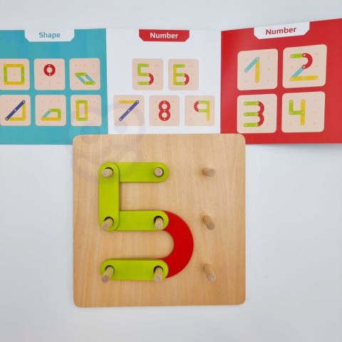 TOOKY TOY Drewniana Układanka Klocki Kołki Wzory Zwierząt do Odtworzenia Certyfikat FSC Tooky Toy TOOKY TOY Drewniana Układanka Klocki Kołki Wzory Zwierząt do Odtworzenia Certyfikat FSC Tooky Toy