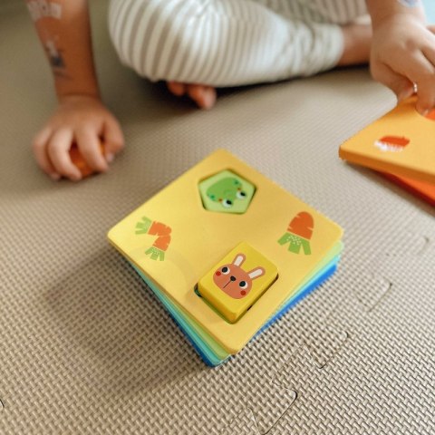 TOOKY TOY Układanka Montessori Kształty i Kolory Zwierzątka 6 Planszy FSC Tooky Toy TOOKY TOY Układanka Montessori Kształty i Kolory Zwierzątka 6 Planszy FSC Tooky Toy