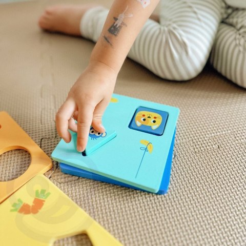 TOOKY TOY Układanka Montessori Kształty i Kolory Zwierzątka 6 Planszy FSC Tooky Toy TOOKY TOY Układanka Montessori Kształty i Kolory Zwierzątka 6 Planszy FSC Tooky Toy