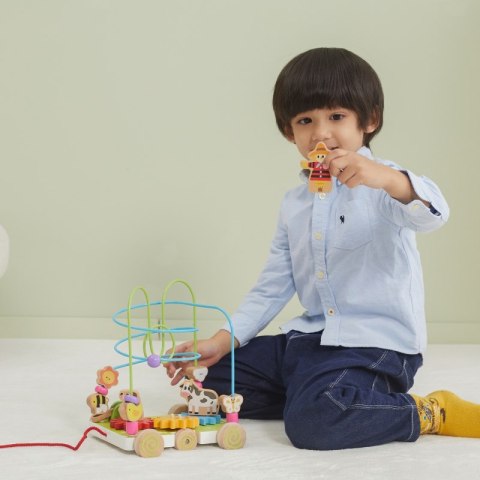 VIGA Labirynt Przeplatanka do Ciągnięcia 2w1 Farma Viga Toys VIGA Labirynt Przeplatanka do Ciągnięcia 2w1 Farma Viga Toys