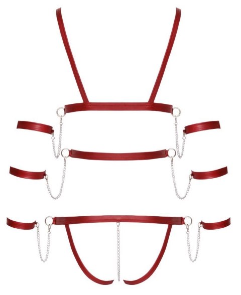 Bad Kitty Strap Body red S Bad Kitty