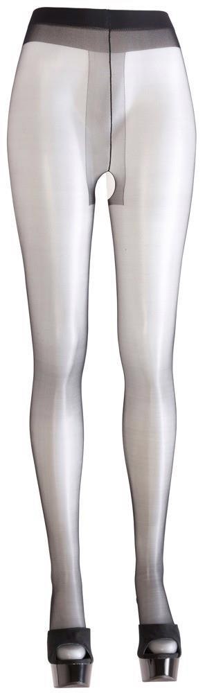 Crotchless Tights black 5 Cottelli LEGWEAR