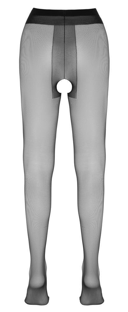 Crotchless Tights black 5 Cottelli LEGWEAR
