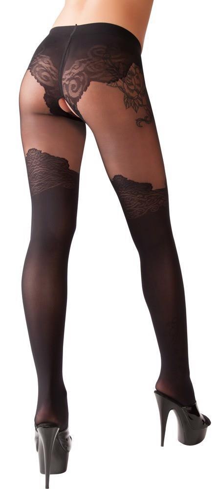 Crotchless Tights 2 Cottelli LEGWEAR Crotchless Tights 2 Cottelli LEGWEAR