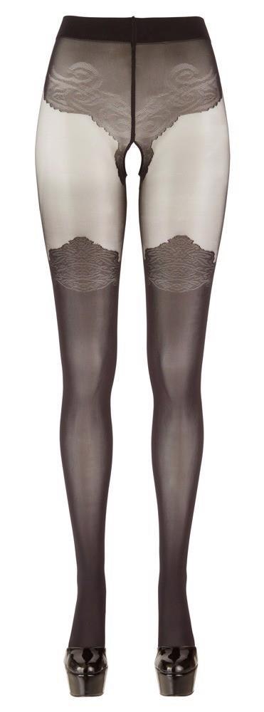 Crotchless Tights 2 Cottelli LEGWEAR Crotchless Tights 2 Cottelli LEGWEAR