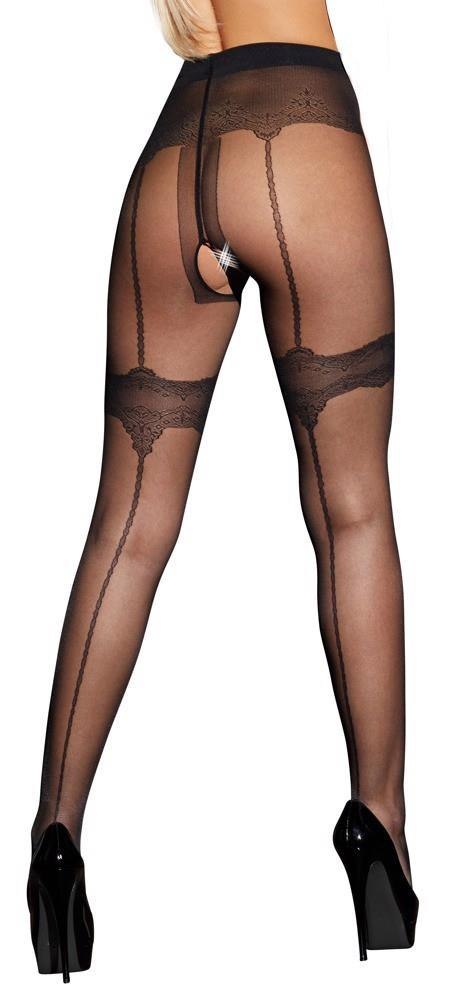 Crotchless Tights 2 Cottelli LEGWEAR Crotchless Tights 2 Cottelli LEGWEAR