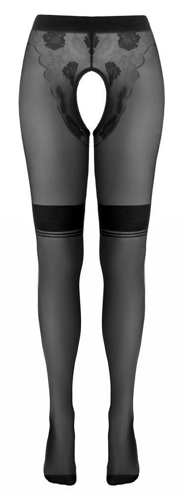 Crotchless tights 4 Cottelli LEGWEAR