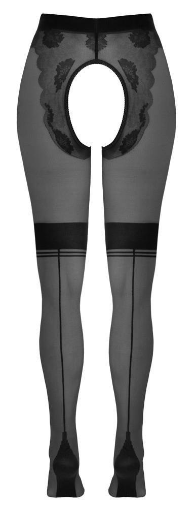 Crotchless tights 4 Cottelli LEGWEAR