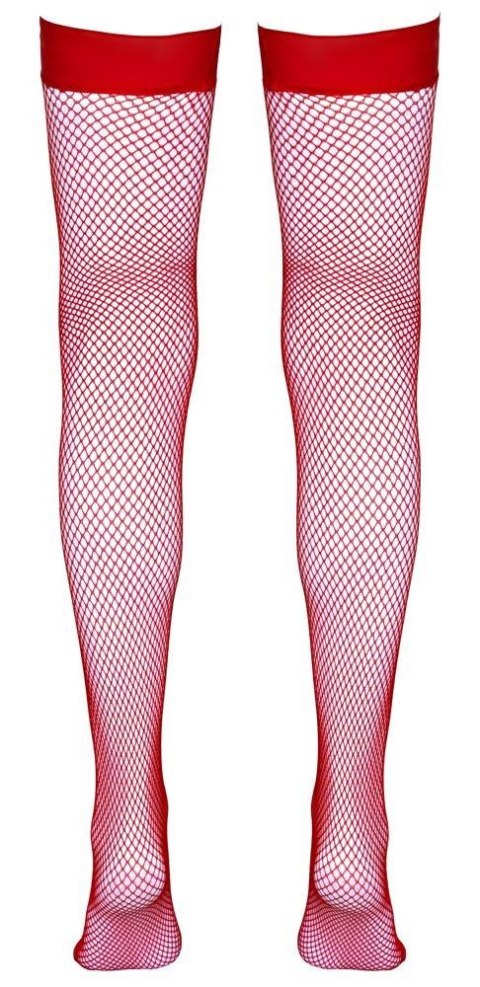 Hold-up Stockings red XL Cottelli LEGWEAR
