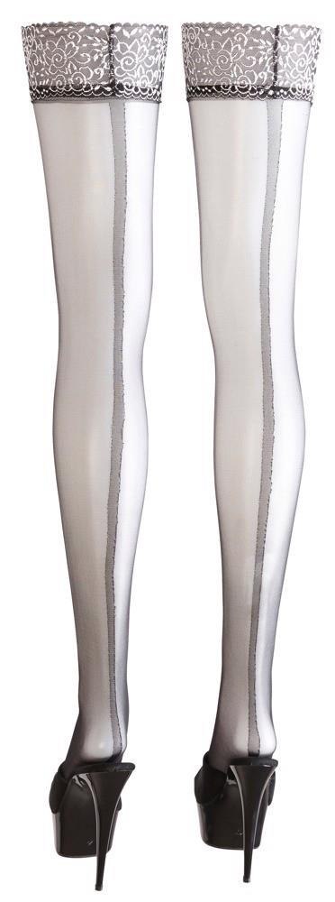 Hold-up Stockings with Seam 3 Cottelli LEGWEAR Hold-up Stockings with Seam 3 Cottelli LEGWEAR