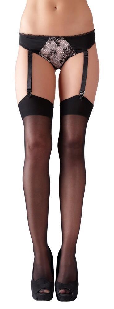 Stockings black 4 Cottelli LEGWEAR Stockings black 4 Cottelli LEGWEAR