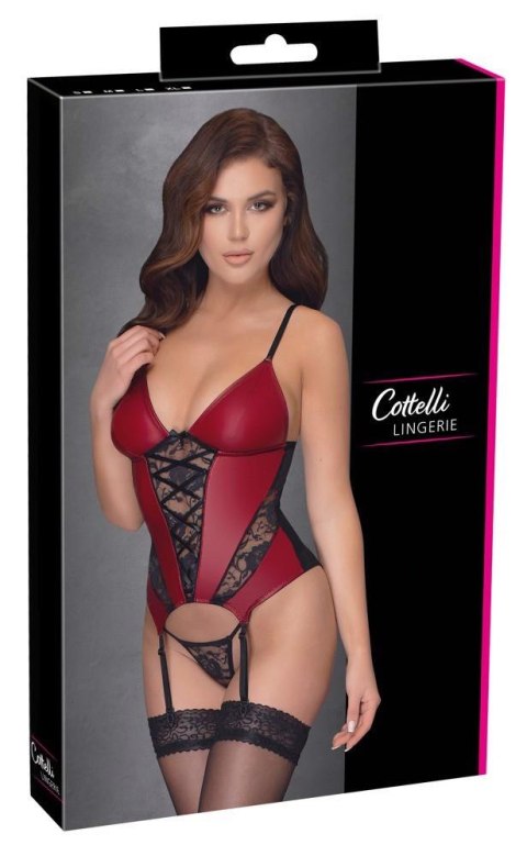 Basque red/black XL Cottelli LINGERIE Basque red/black XL Cottelli LINGERIE