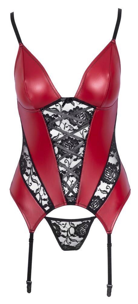 Basque red/black XL Cottelli LINGERIE Basque red/black XL Cottelli LINGERIE