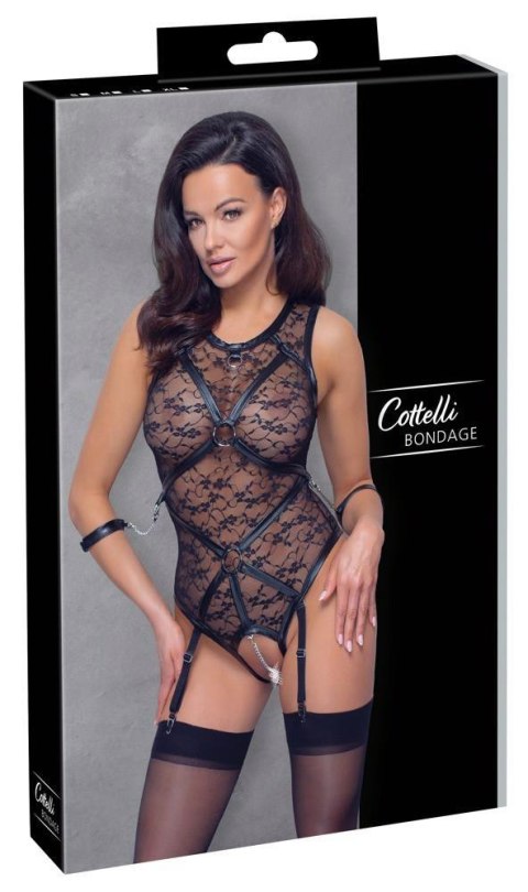 Body black S Cottelli BONDAGE Body black S Cottelli BONDAGE