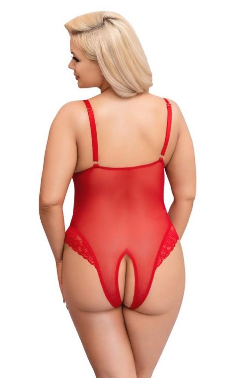 Crotchless Body red 2XL Cottelli CURVES Crotchless Body red 2XL Cottelli CURVES