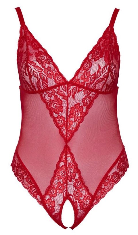 Crotchless Body red 2XL Cottelli CURVES Crotchless Body red 2XL Cottelli CURVES