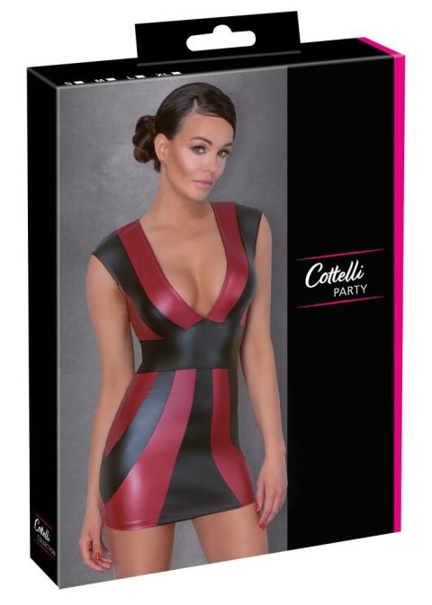 Dress red/black XL Cottelli PARTY