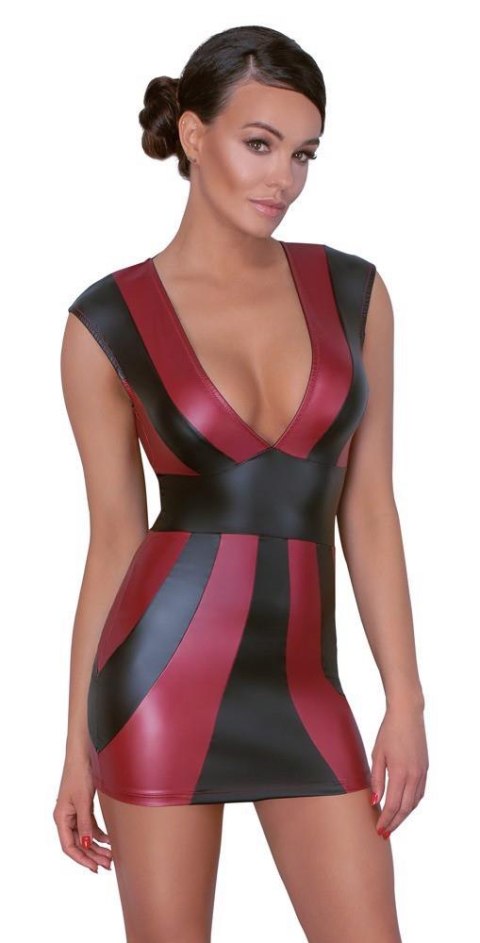Dress red/black XL Cottelli PARTY
