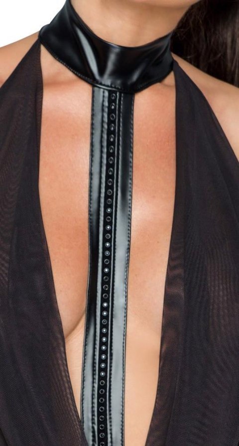 Dress transparent S Noir