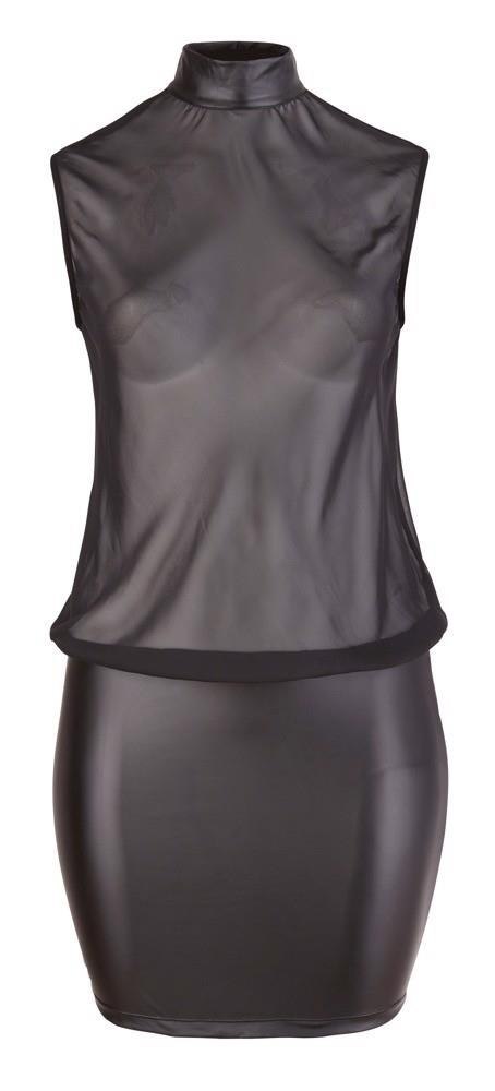 Dress transparent black 2XL Cottelli CURVES Dress transparent black 2XL Cottelli CURVES