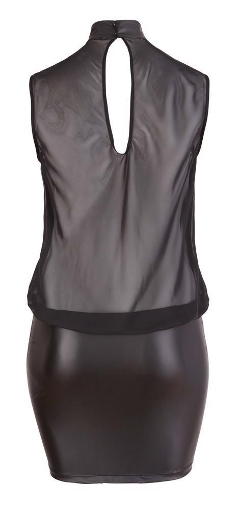 Dress transparent black 2XL Cottelli CURVES Dress transparent black 2XL Cottelli CURVES