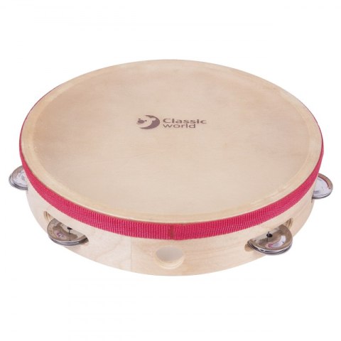 CLASSIC WORLD EDU Instrument Muzyczny Tamburyn 25 cm Classic World EDU CLASSIC WORLD EDU Instrument Muzyczny Tamburyn 25 cm Classic World EDU