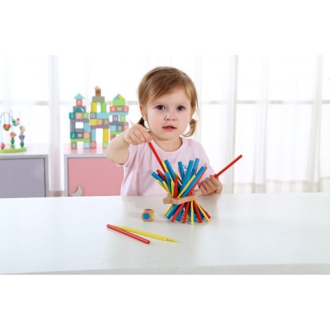 TOOKY TOY Drewniana Gra Zręcznościowa Bierki Zwariowane Patyczki Tooky Toy TOOKY TOY Drewniana Gra Zręcznościowa Bierki Zwariowane Patyczki Tooky Toy