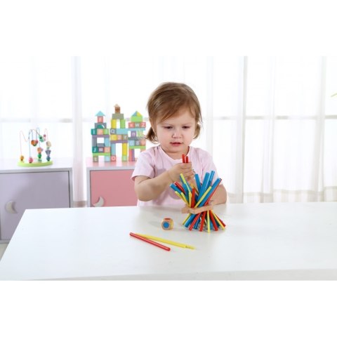 TOOKY TOY Drewniana Gra Zręcznościowa Bierki Zwariowane Patyczki Tooky Toy TOOKY TOY Drewniana Gra Zręcznościowa Bierki Zwariowane Patyczki Tooky Toy