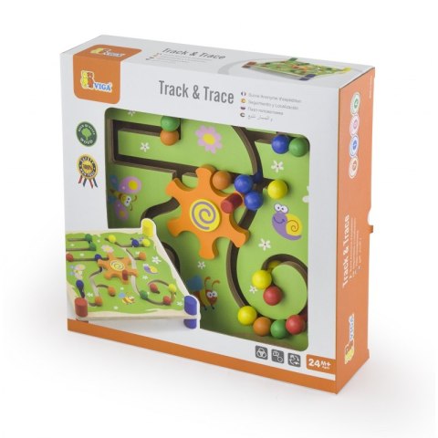 VIGA Drewniana Gra Edukacyjna Trop i Śledź Montessori Viga Toys VIGA Drewniana Gra Edukacyjna Trop i Śledź Montessori Viga Toys
