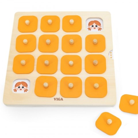 VIGA Memory Gra Pamięciowa Zgadnij Obrazki 10 Kart Montessori Viga Toys VIGA Memory Gra Pamięciowa Zgadnij Obrazki 10 Kart Montessori Viga Toys