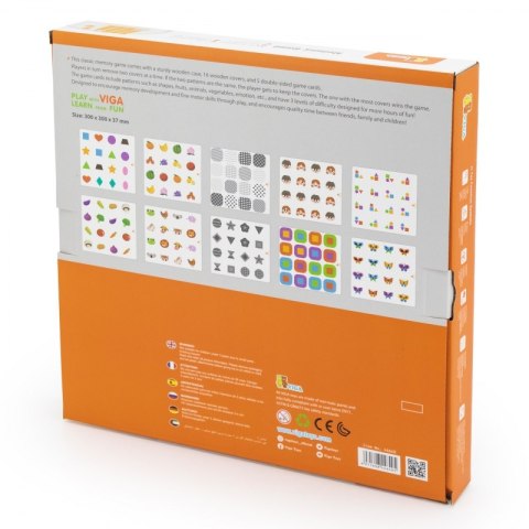 VIGA Memory Gra Pamięciowa Zgadnij Obrazki 10 Kart Montessori Viga Toys VIGA Memory Gra Pamięciowa Zgadnij Obrazki 10 Kart Montessori Viga Toys