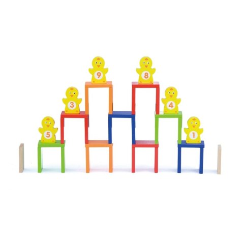 Viga Zestaw Drewniane Klocki Gra Domino Farma 116 Elementów Viga Toys Viga Zestaw Drewniane Klocki Gra Domino Farma 116 Elementów Viga Toys