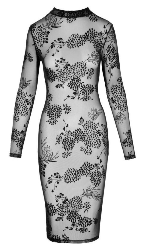 Dress Flock Print L Noir Dress Flock Print L Noir