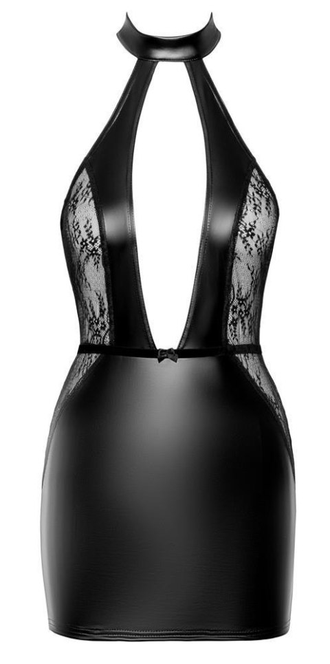 Mini Dress Lace M Noir