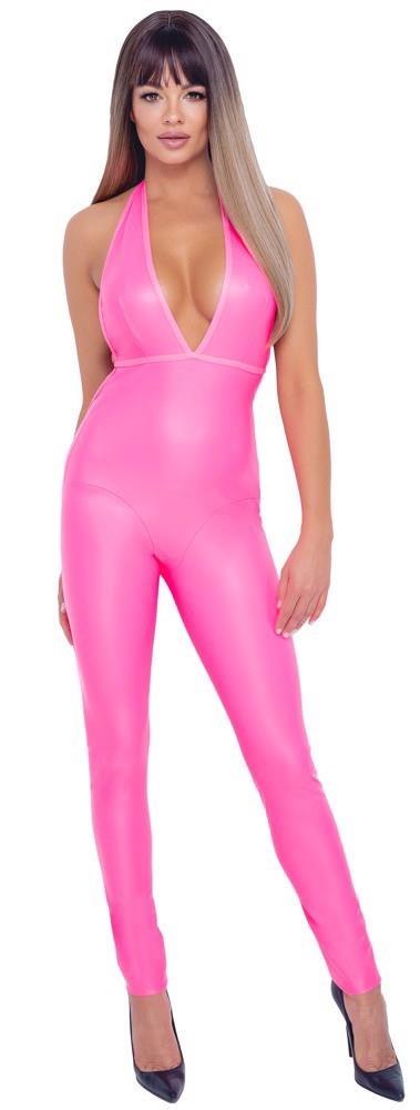 Jumpsuit hot pink L Cottelli PARTY
