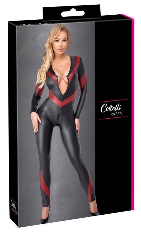 Jumpsuit w. red L Cottelli PARTY