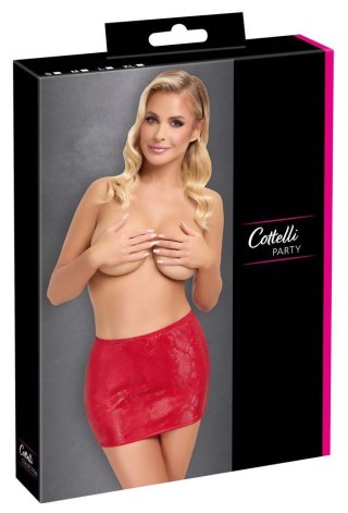 Mini Skirt red L Cottelli PARTY
