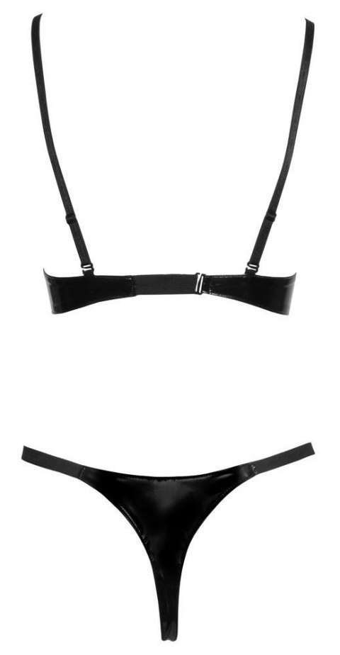 Vinyl Bra and String S Black Level