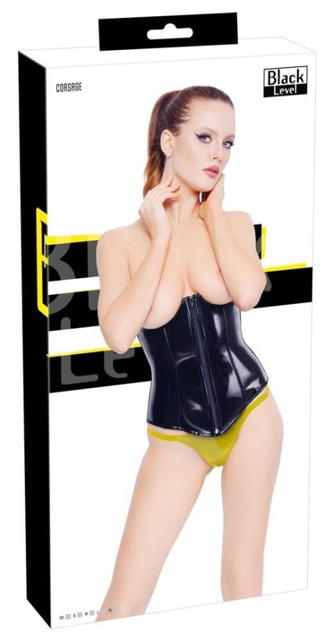 Vinyl Corset XL Black Level